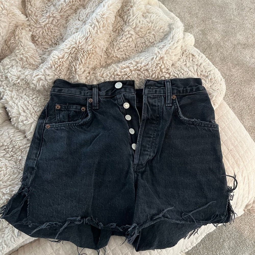 Agolde split hem shorts - Picture 5 of 5